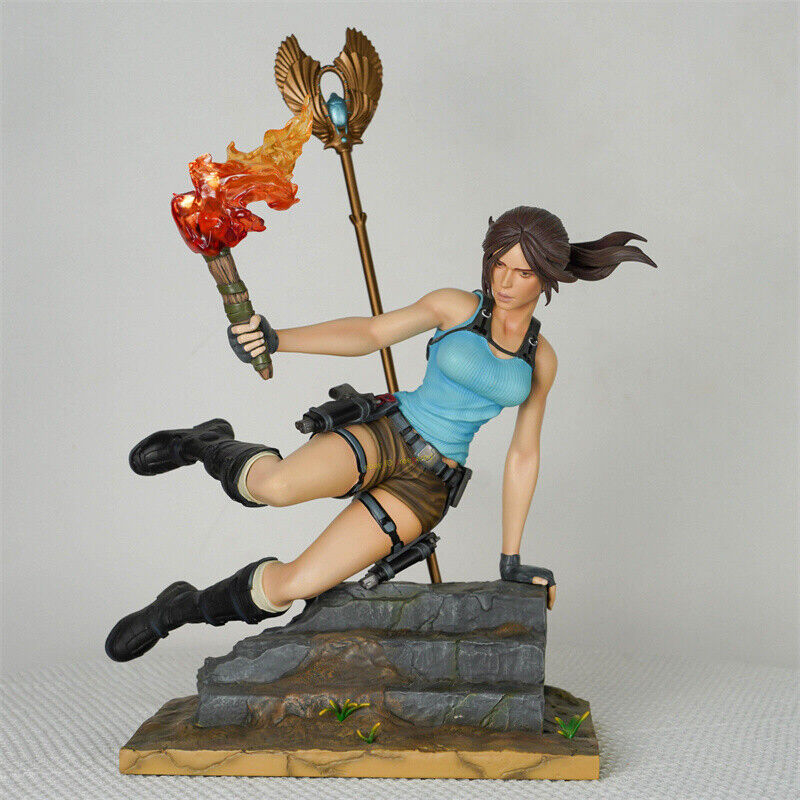 1/6 Gaming Heads Raider Lara Croft Tomb GK Resin Figure Model Statue Collection