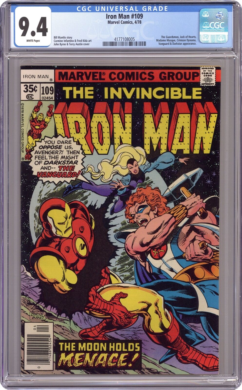 Iron Man #109 CGC 9.4 1978 4177108005