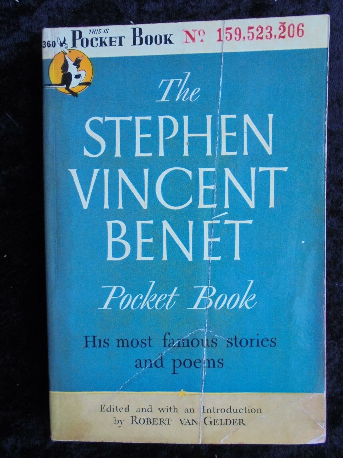 THE STEPHEN VINCENT BENET POCKET BOOK ROBERT VAN GELDER COLLECTIBLE NOVEL