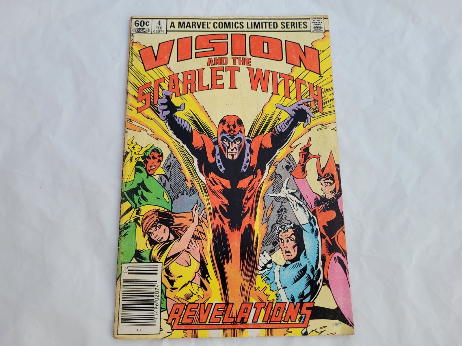 Comic Book Vision and the Starlet Witch Number 4 Feb Marvel Hot Comic Book