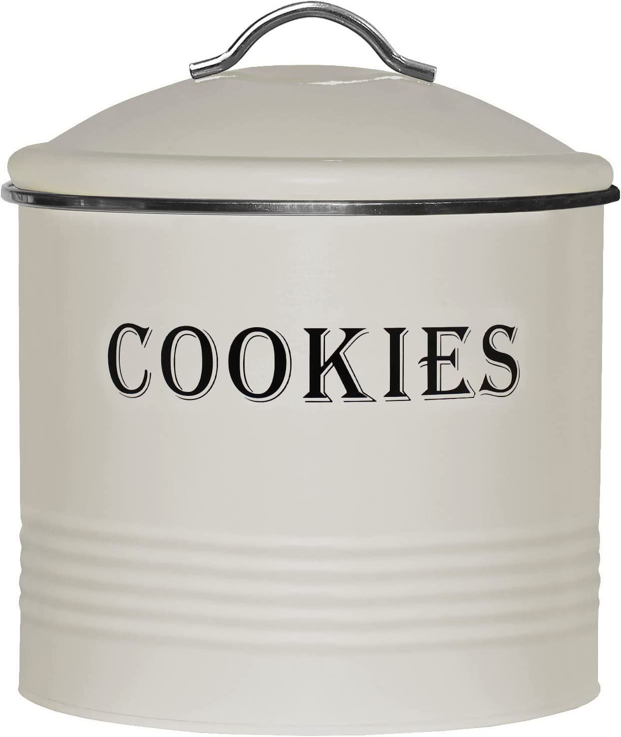 Blue Donuts Vintage Cookie Jar - Cookie Jars for Kitchen Counter, Airtight Jar