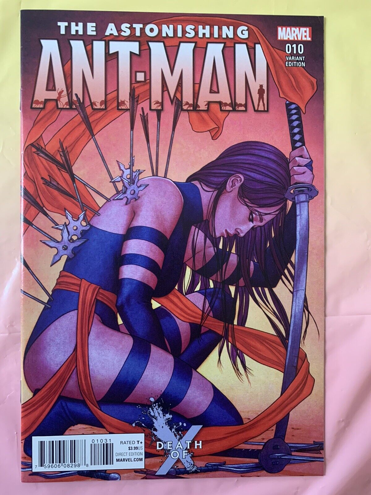 Astonishing Ant-Man #10 Variant Death Of X Jenny Frison Psylocke NM/NM+