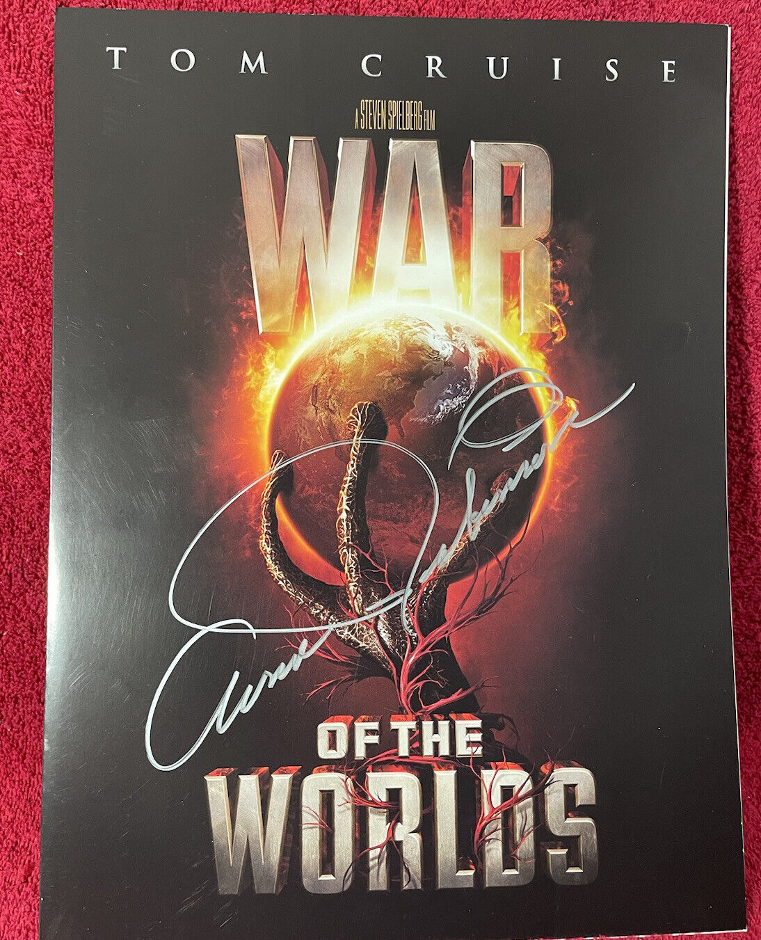 Ann Robinson Autographed Signed War of the Worlds 2008 promo folder