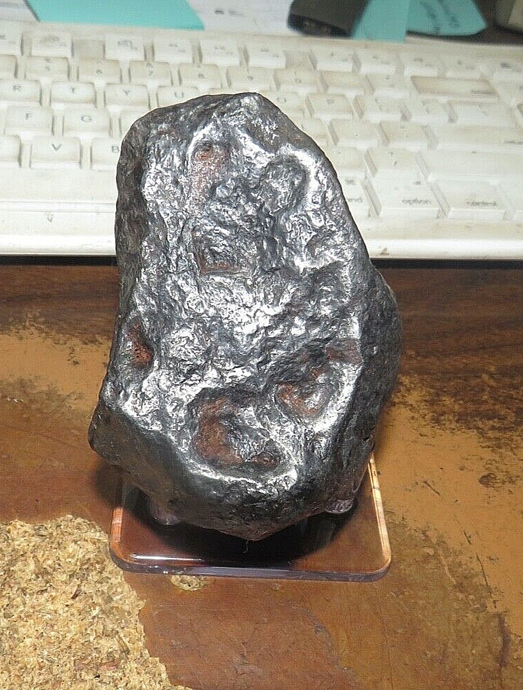 860 gm TOLUCA Meteorite Mexico,  1.9 lbs iron nickel AAA gd