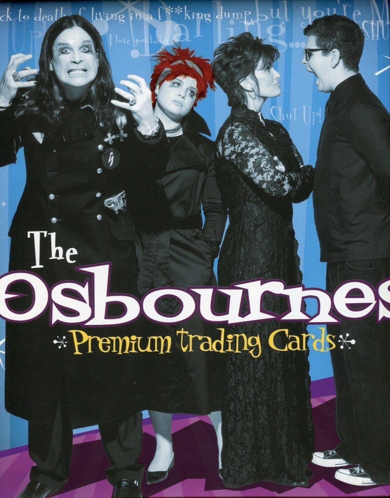 Osbournes Trading Card Collector Album 3 Ring Binder Ozzy Inkworks 2002