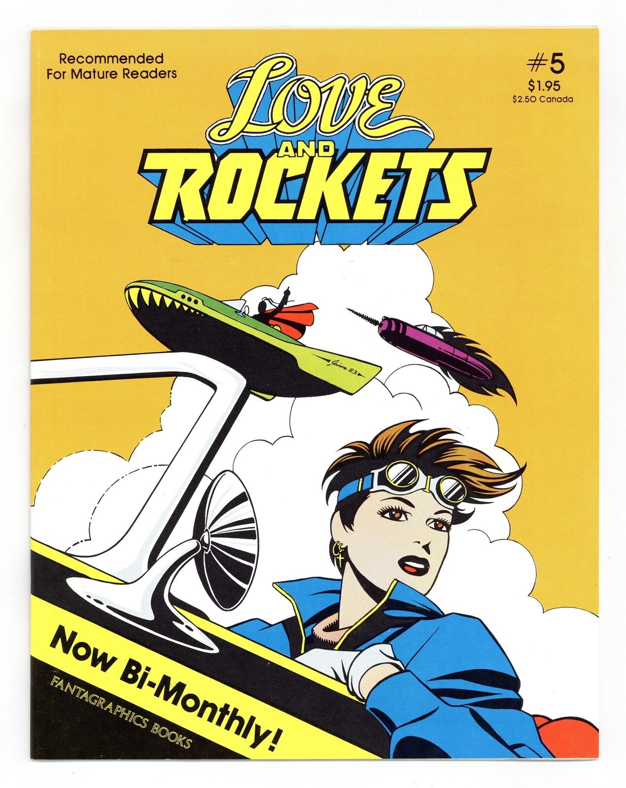 Love and Rockets Magazine #5 FN/VF 7.0 1984