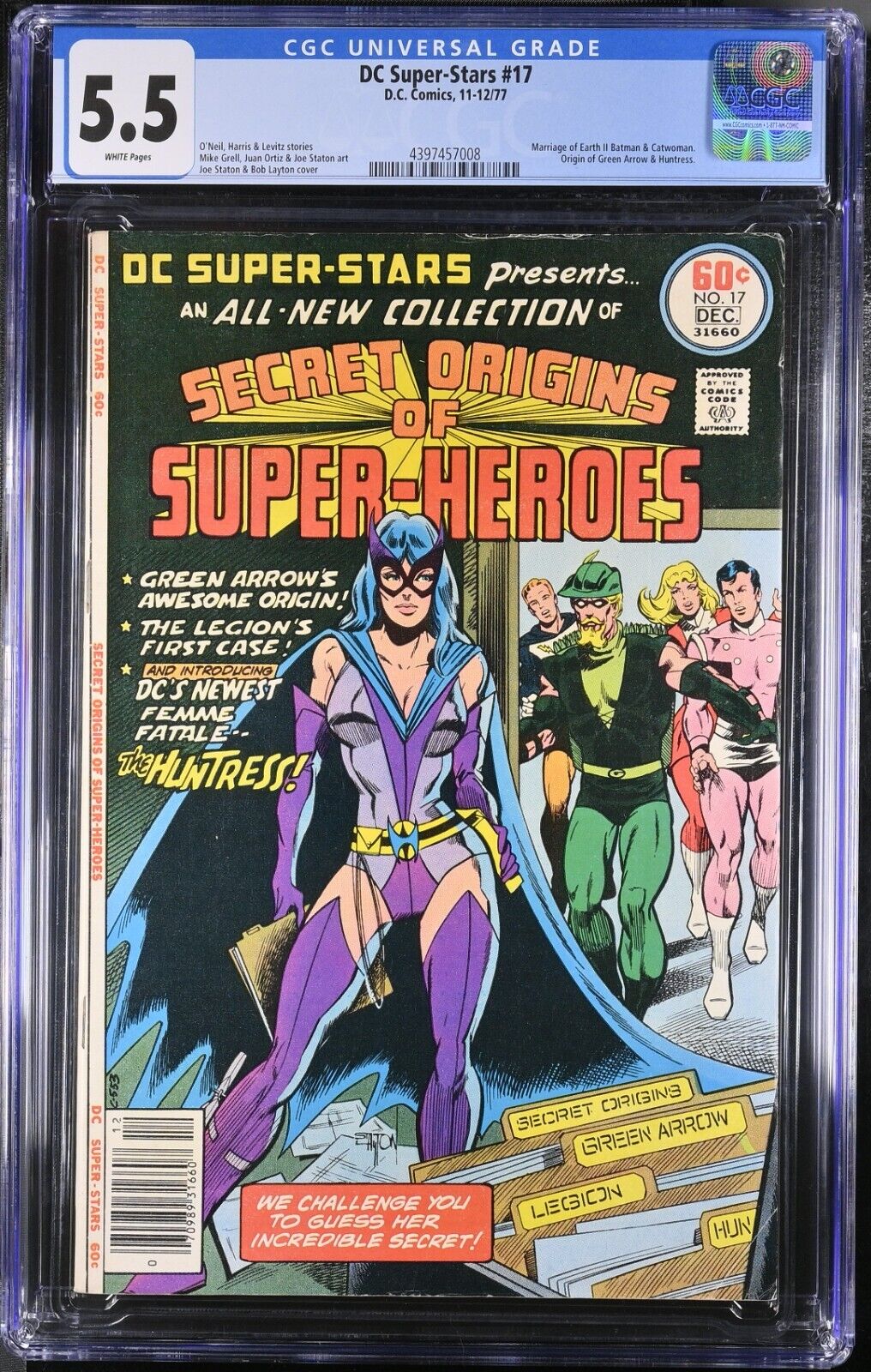 DC SUPERSTARS #17 CGC 5.5 FIRST APPEARANCE OF HUNTRESS DC COMICS
