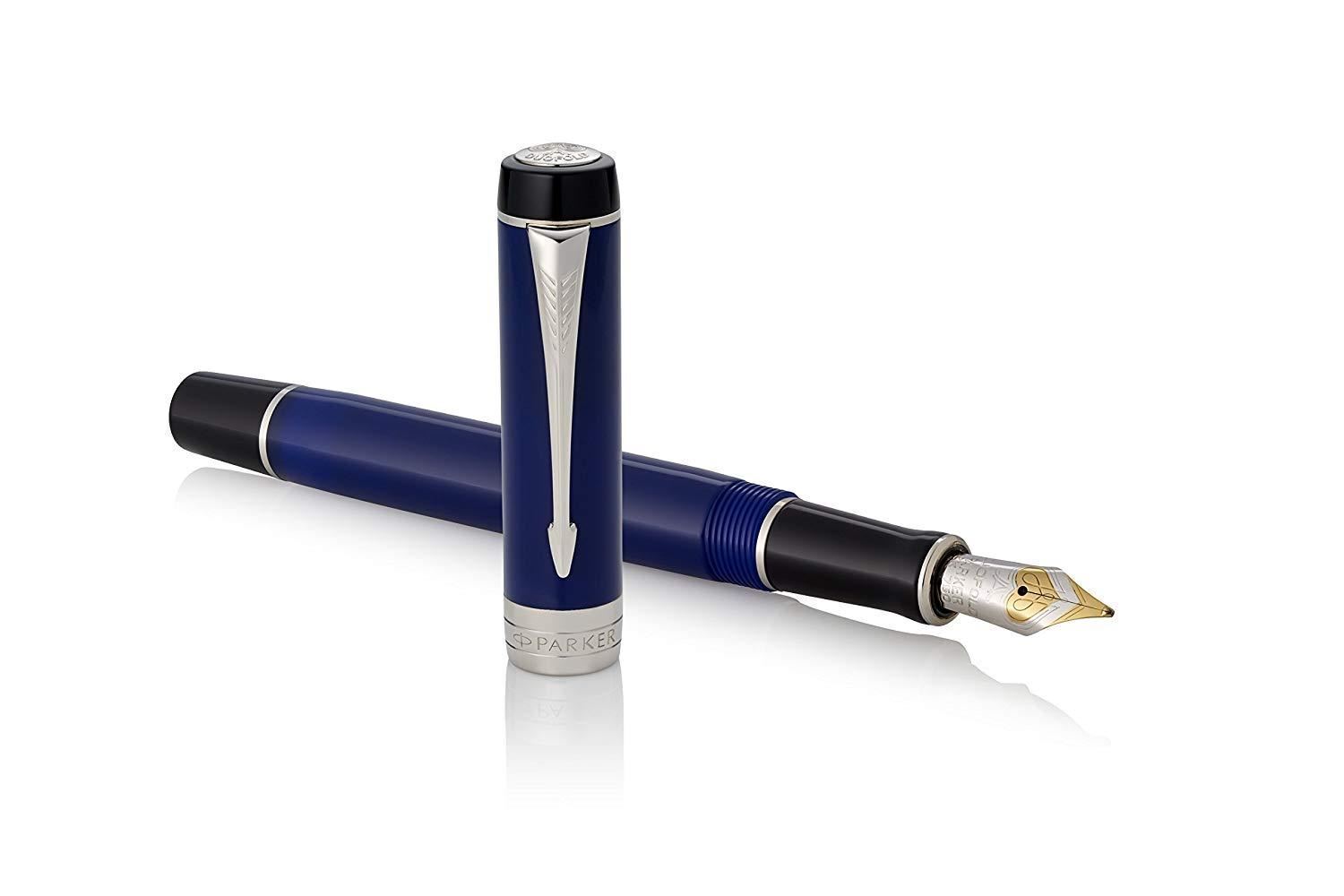 Parker Duofold Classic International Blue Medium Fountain Pen (1947986)