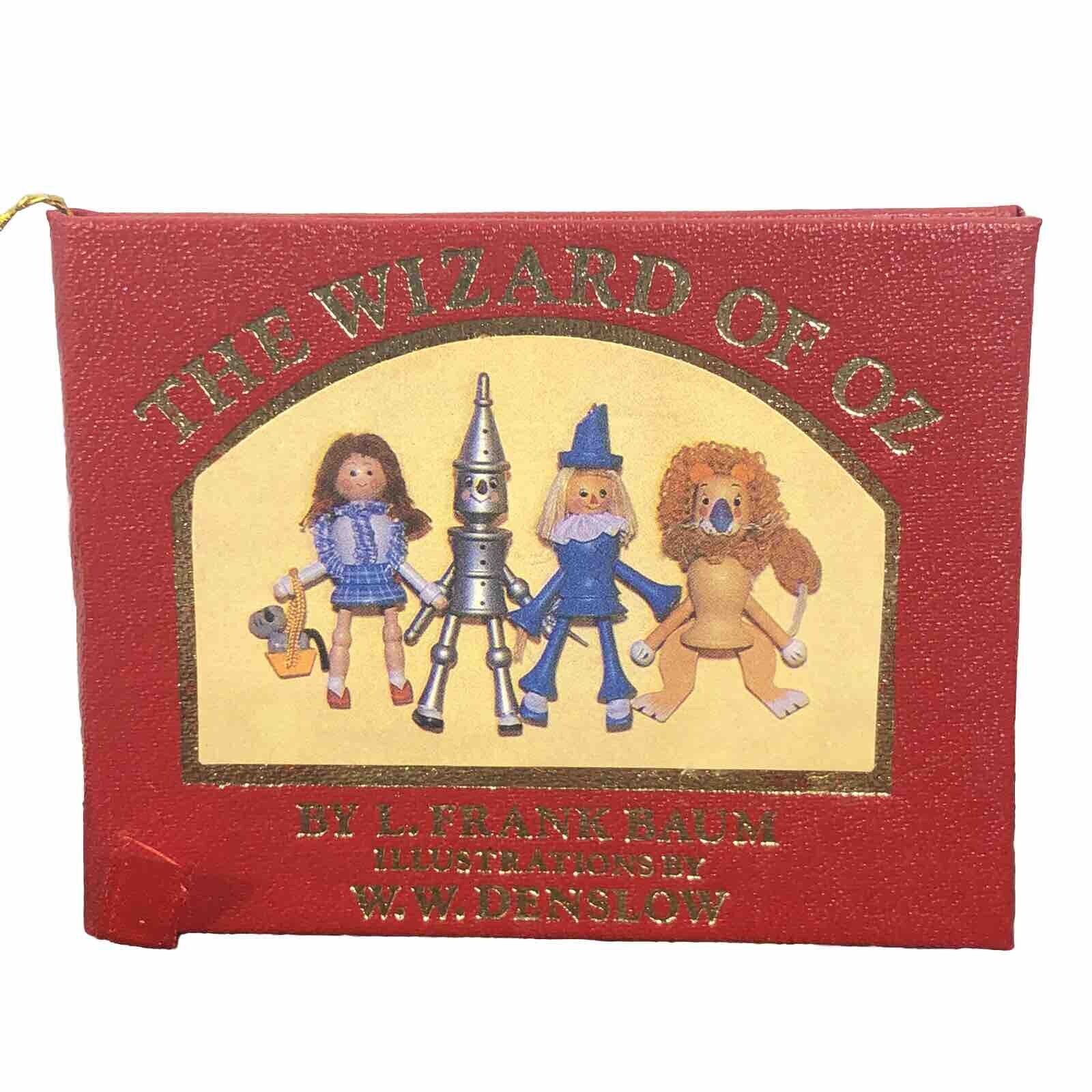 Vintage 1984 Kurt S Adler Miniature The Wizard of Oz Book Christmas Ornament