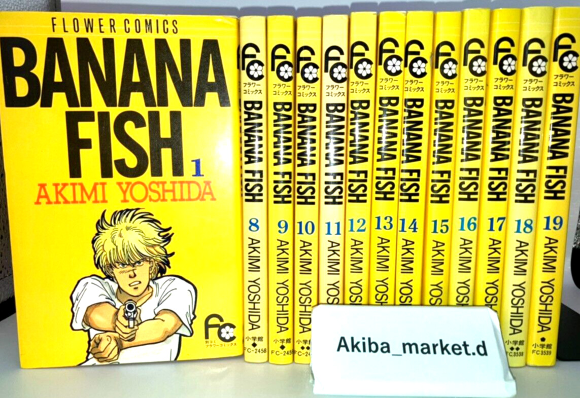 BANANA FISH Vol.1-19 Complete Full Set Japanese Manga Comics