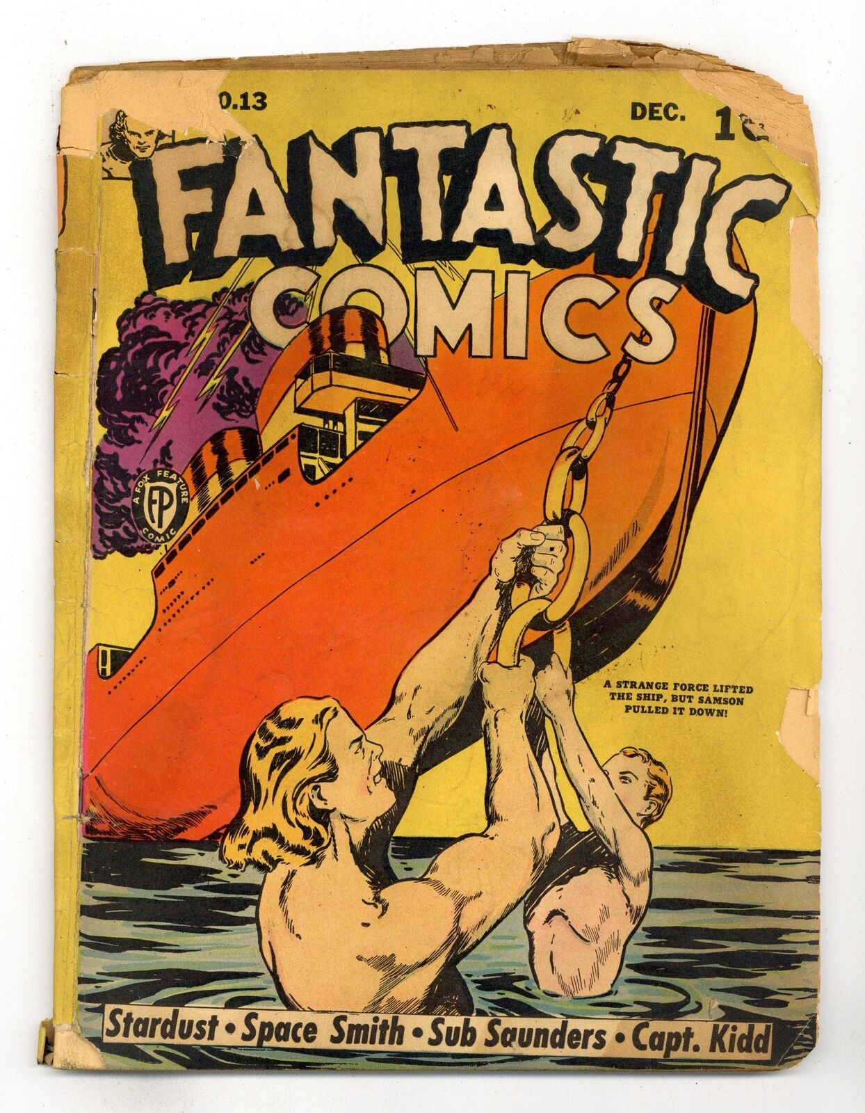 Fantastic Comics #13 FR 1.0 1940