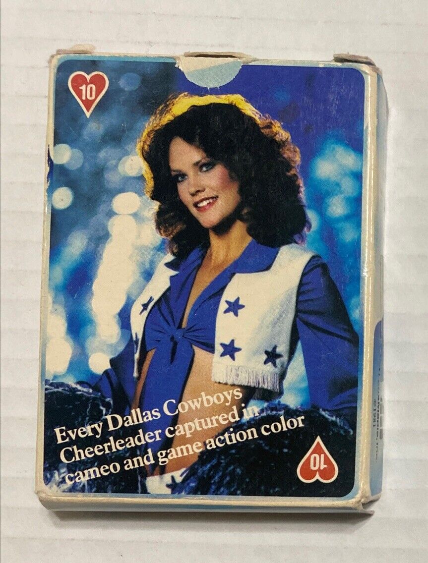 Vintage 1981 Dallas Cowboy Cheerleaders Playing Cards NFL TransMedia Pre-owned