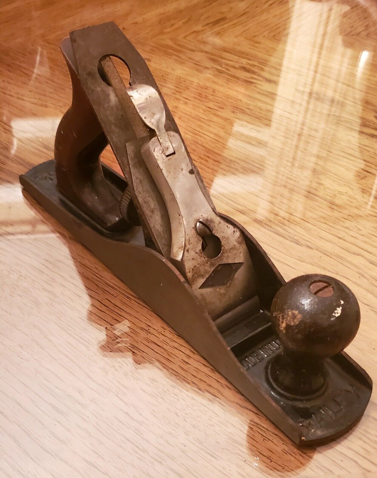 STANLEY BAILEY No 5 1/4 JUNIOR JACK PLANE MADE IN USA 1930s