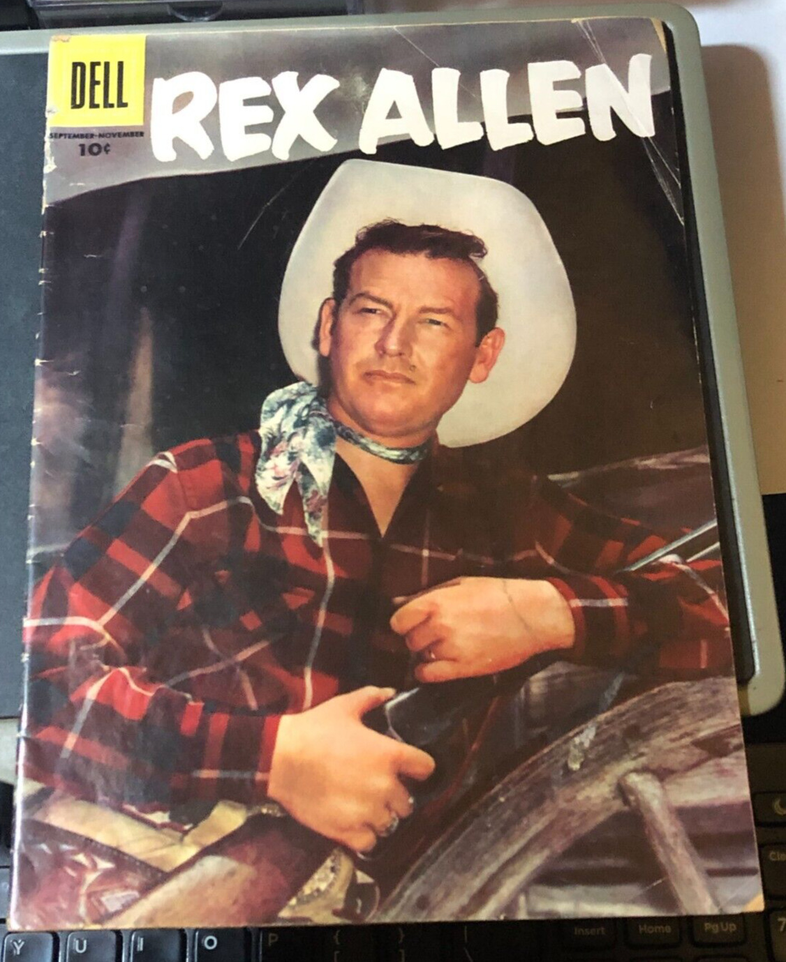REX ALLEN #22 Dell Comics September 1956 Photo Cover The Arizona Cowboy 🐴 Koko