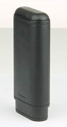 Adorini cigar case real leather 2-3 cigars black