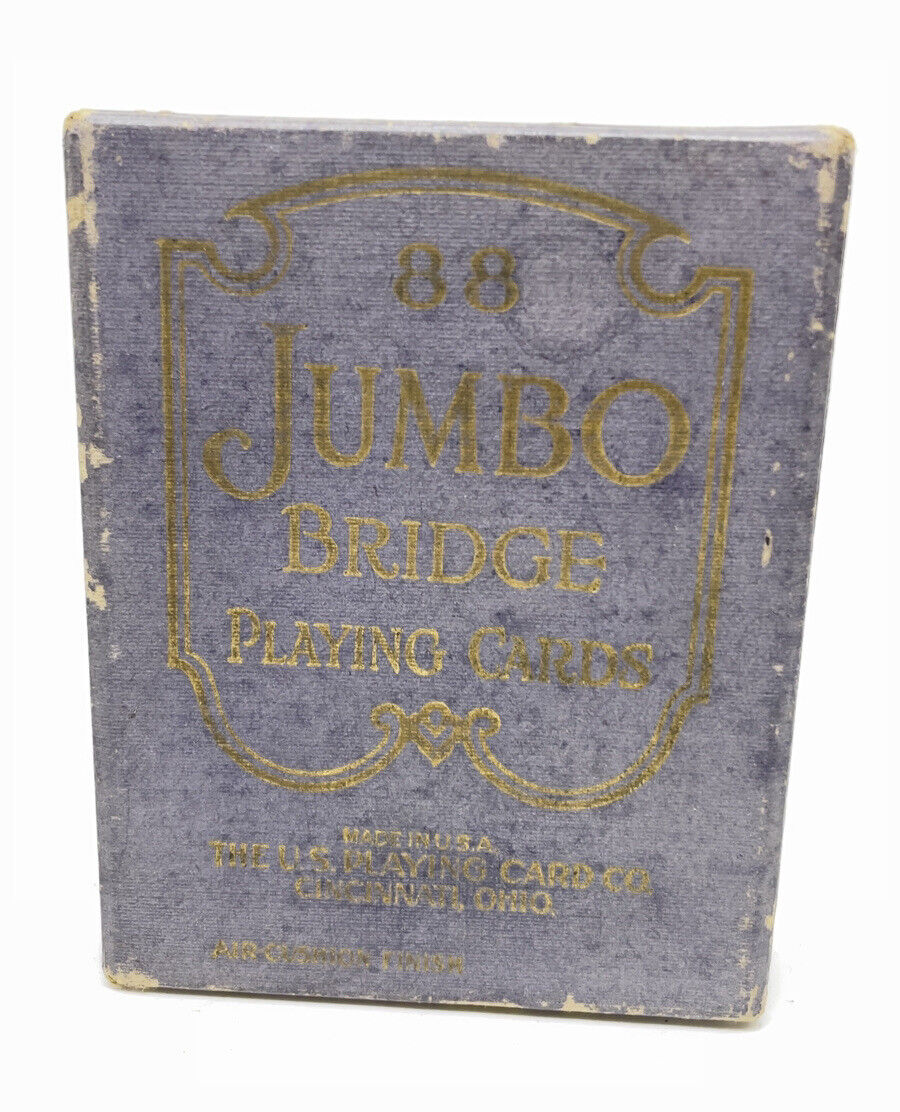 Vintage Jumbo Bridge 88 Deck US Playing Card Company