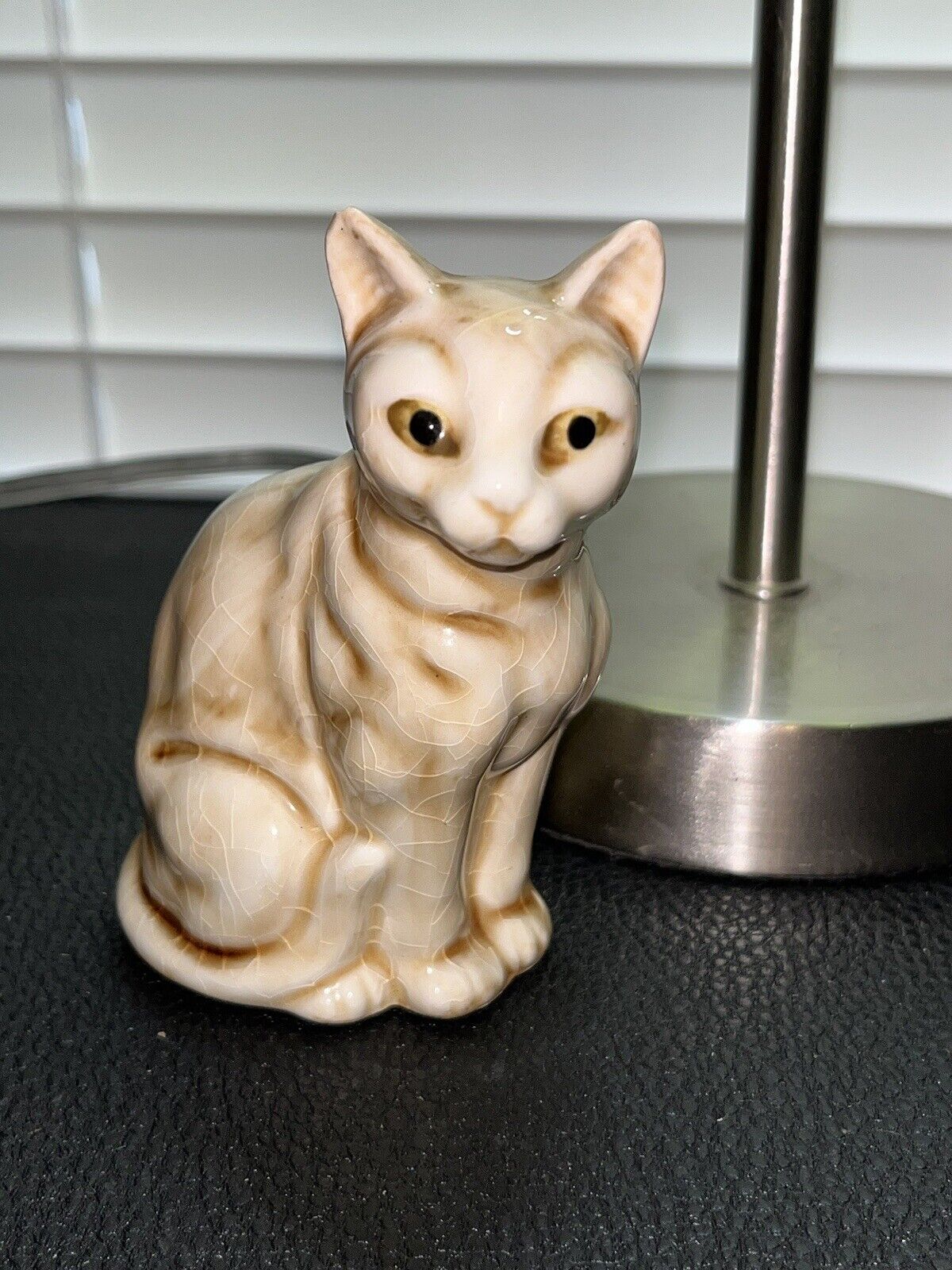 VTG RARE Porcelain Cat Figure Odd Unique Anthropomorphic Kitchey Hand Painted