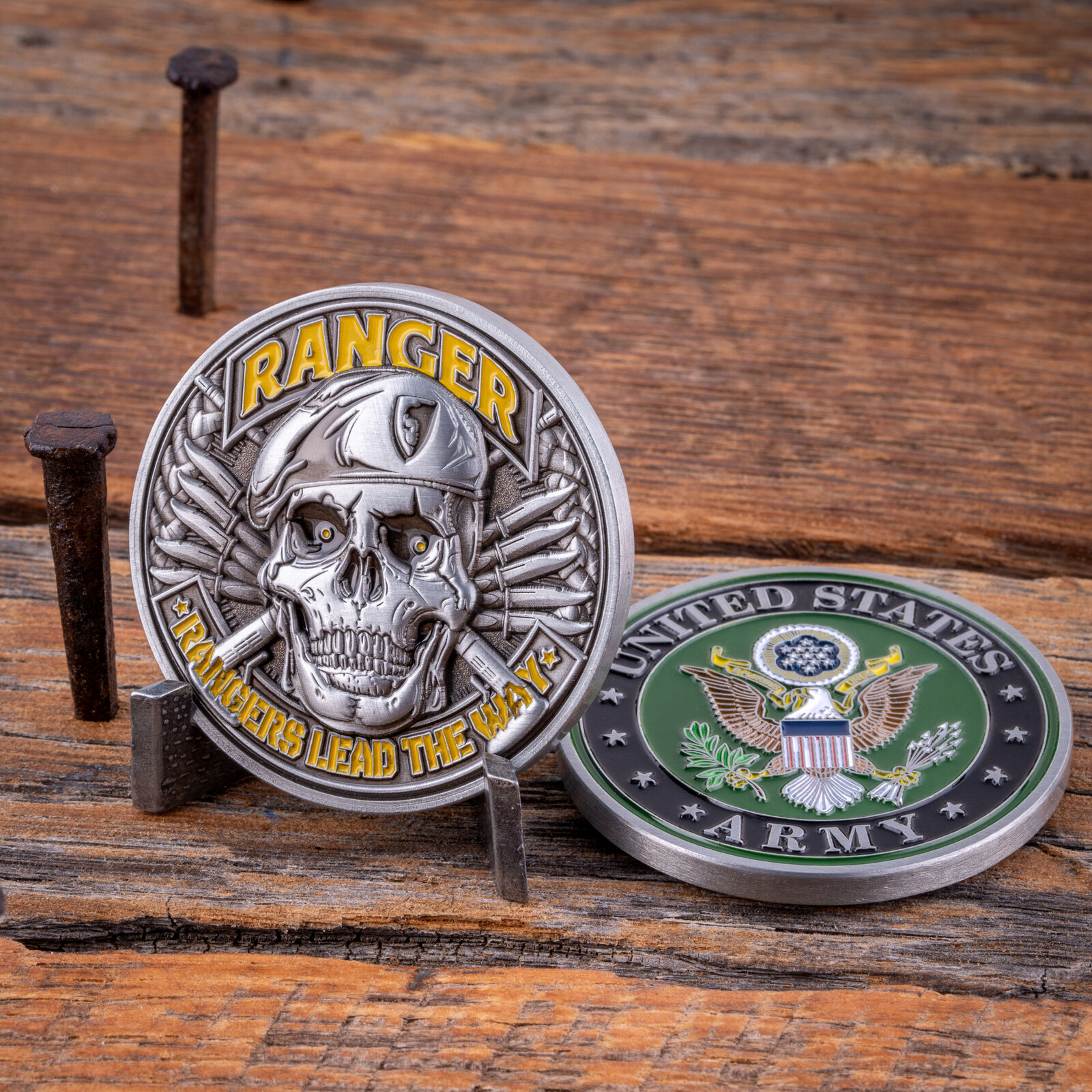 Army Rangers Challenge Coin