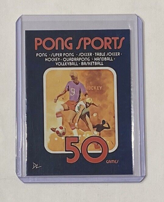 Pong Sports Limited Edition Artist Signed “Atari Classic” Trading Card 1/10