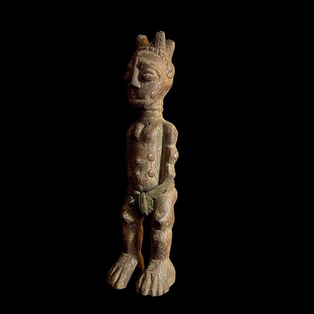 African wood handmade wood an African Yoruba African Statue Nigeria -9993