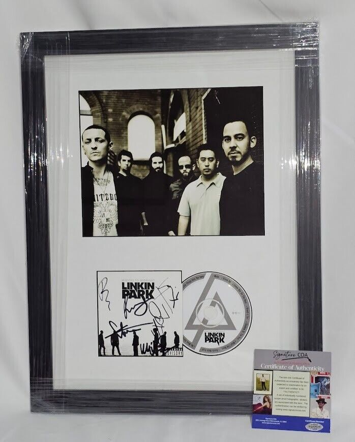 Linkin Park Band Signed Autographed CD COA Chester Bennington Authentic RARE