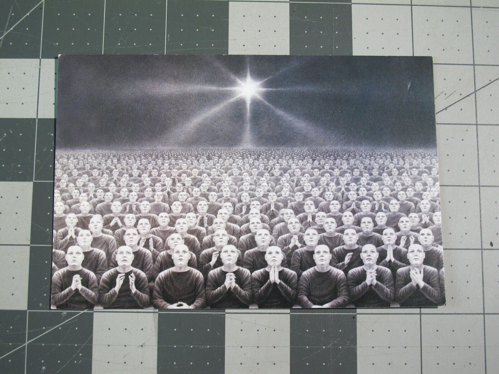 vtg 2010 Laurie Lipton Mass Delusions @ Copro Gallery art show flyer card SUR1
