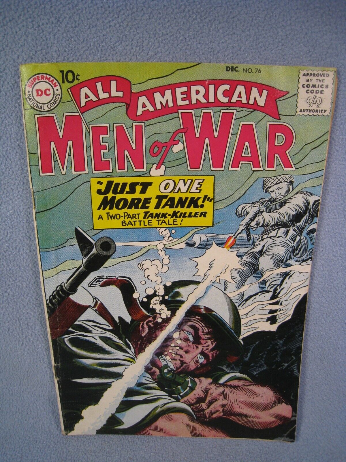 Vintage 1959 10 Cent All American Men of War Comic #76