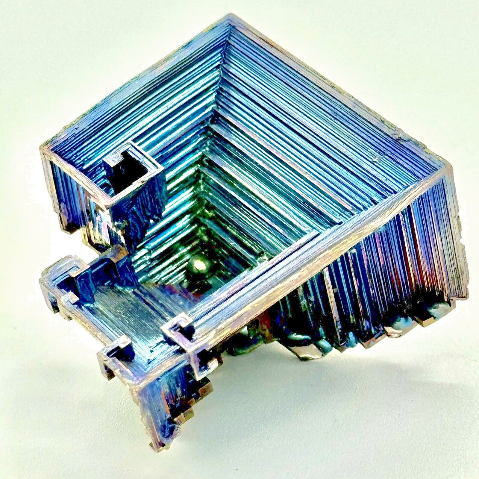 Pure Bismuth Crystal Specimen Elemental Metal 5.7oz Science Meditation Healing