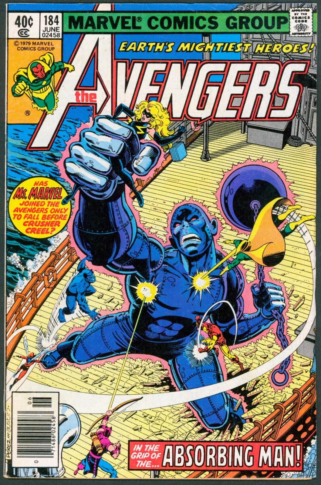 Avengers 184 VF/NM 9.0 Falcon Joins Marvel 1979
