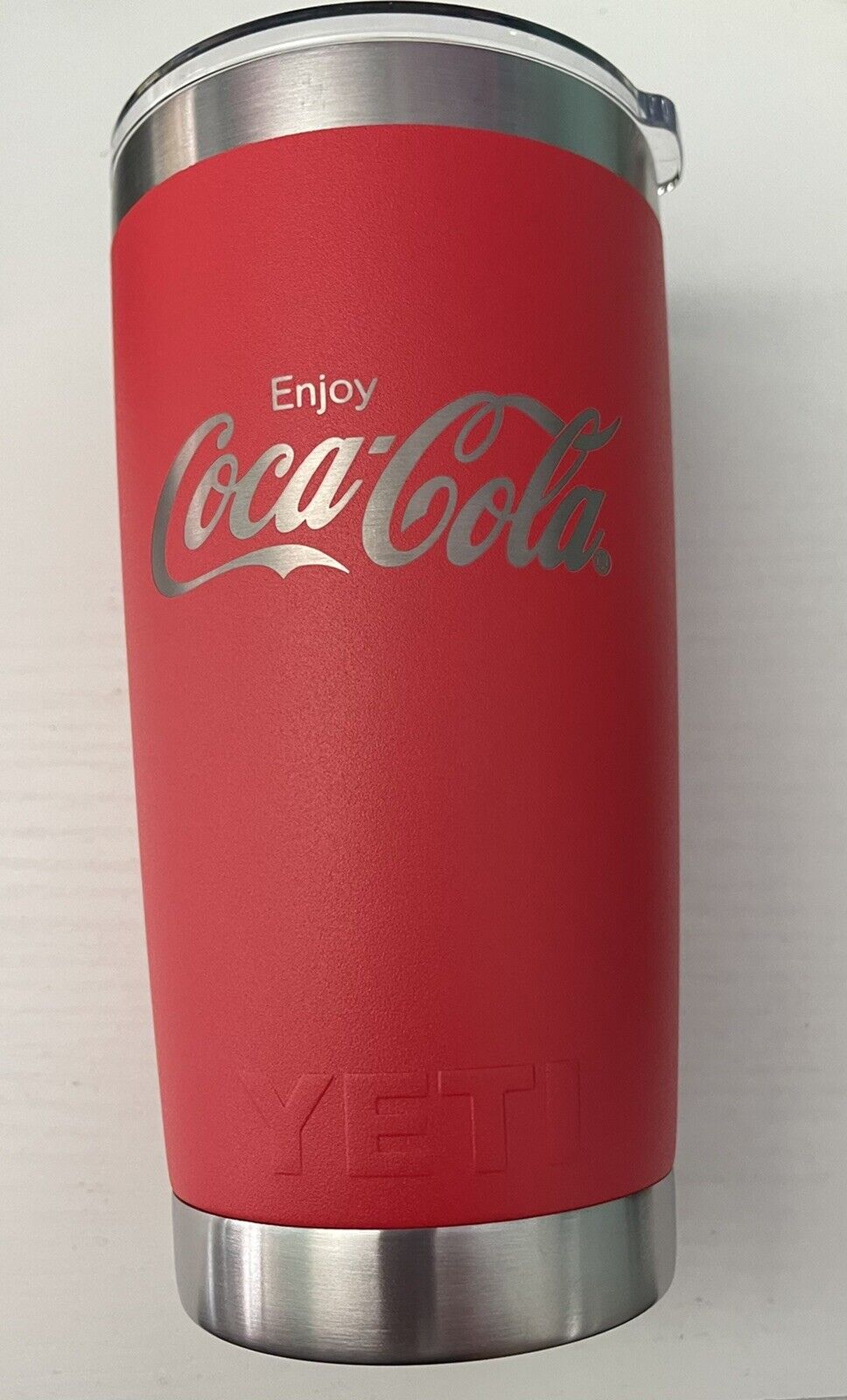 🔥YETI 20 oz Coca-Cola Rambler Tumbler Limited Edition Coke Red🔥