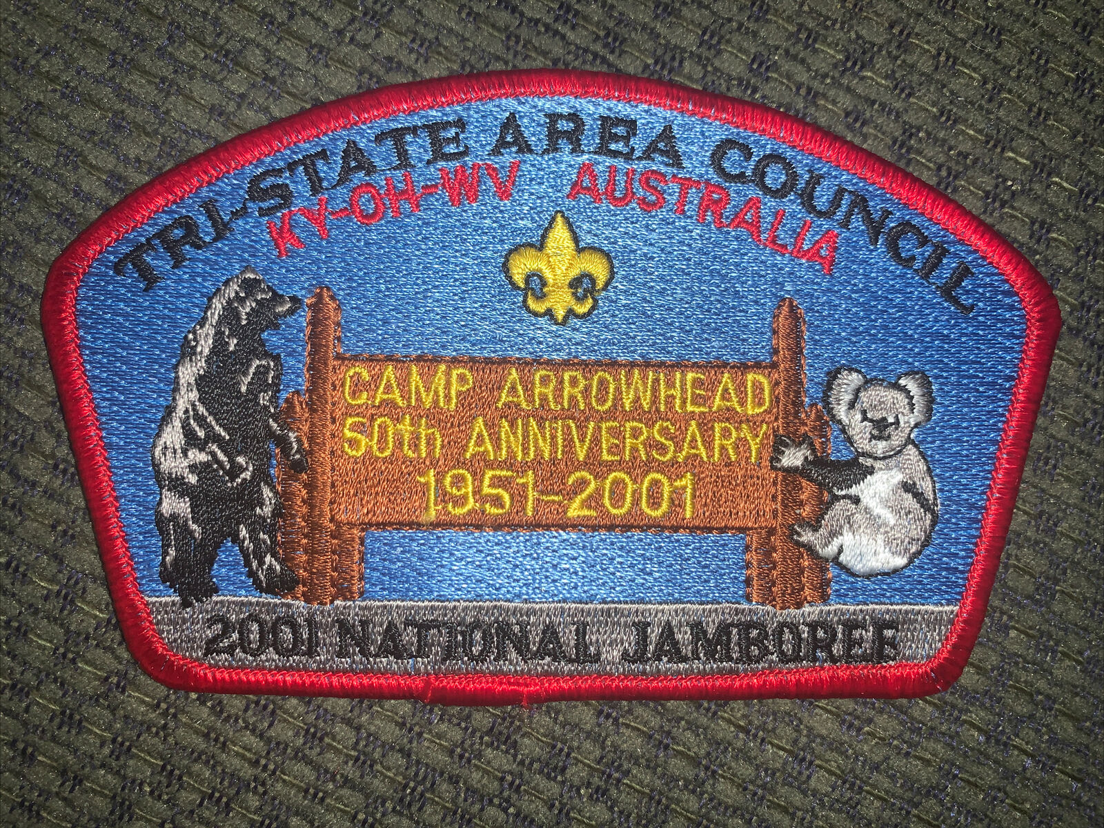 MINT 2001 JSP Tri State Area Council and Australia Camp Arrowhead 50th Ann 
