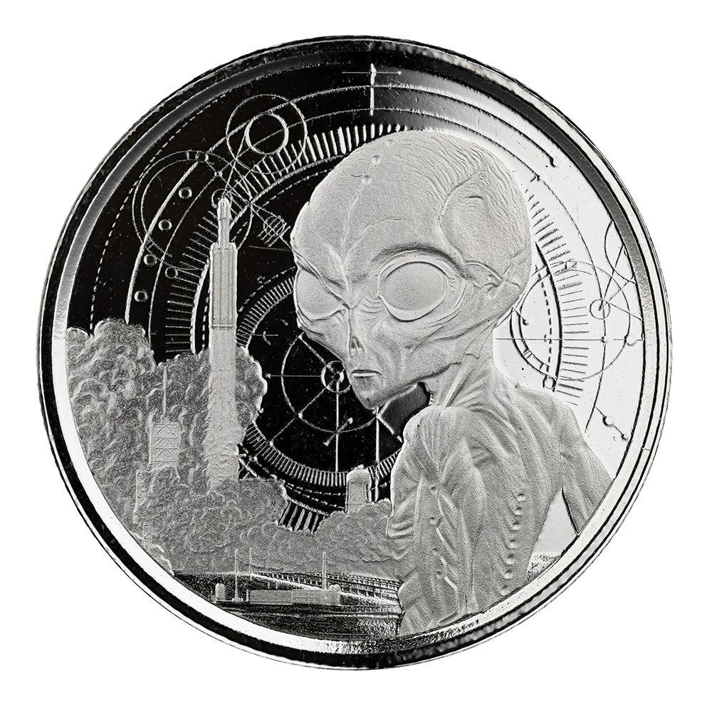2021 Republic of Ghana Alien 1/2 oz Silver Coin - In Capsule - Sold out at mint