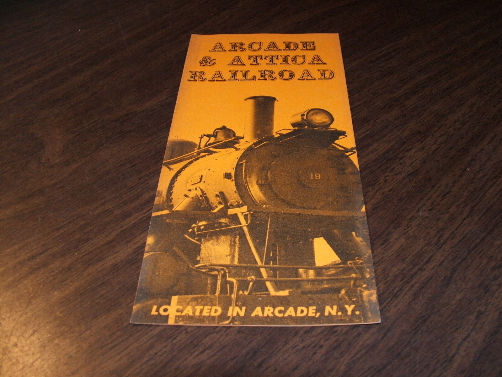 ARCADE & ATTICA RAILROAD 1960's TIMETABLE ARCADE NEW YORK
