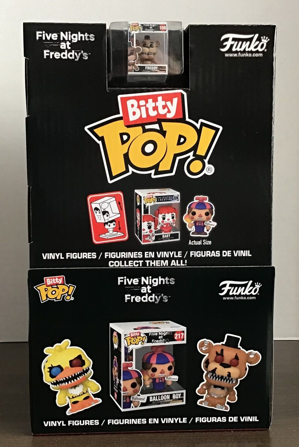 Funko Bitty Pop Five Nights at Freddy\'s Bitty Pop Blind Bag Display Case of 36