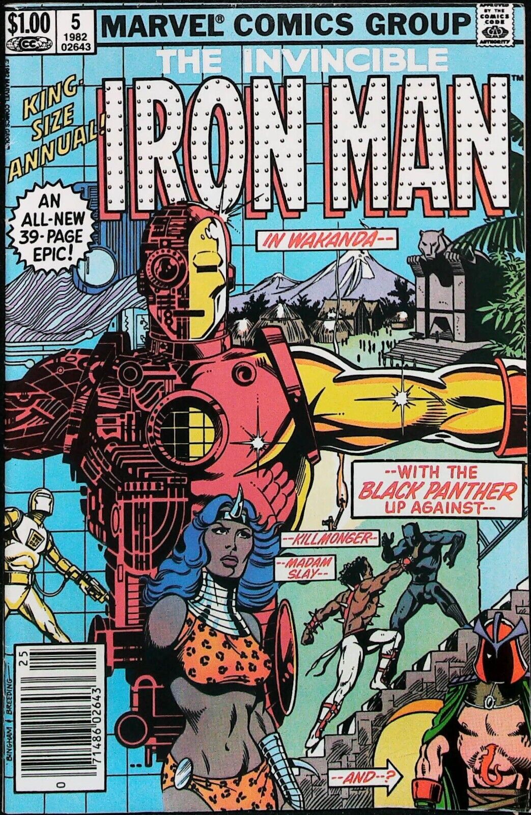 Iron Man Annual #5 Vol 1 (1982) - Marvel - Very Fine Range