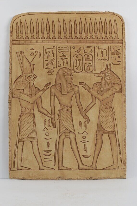 Replica wall relief of one of RAMSES II tomb