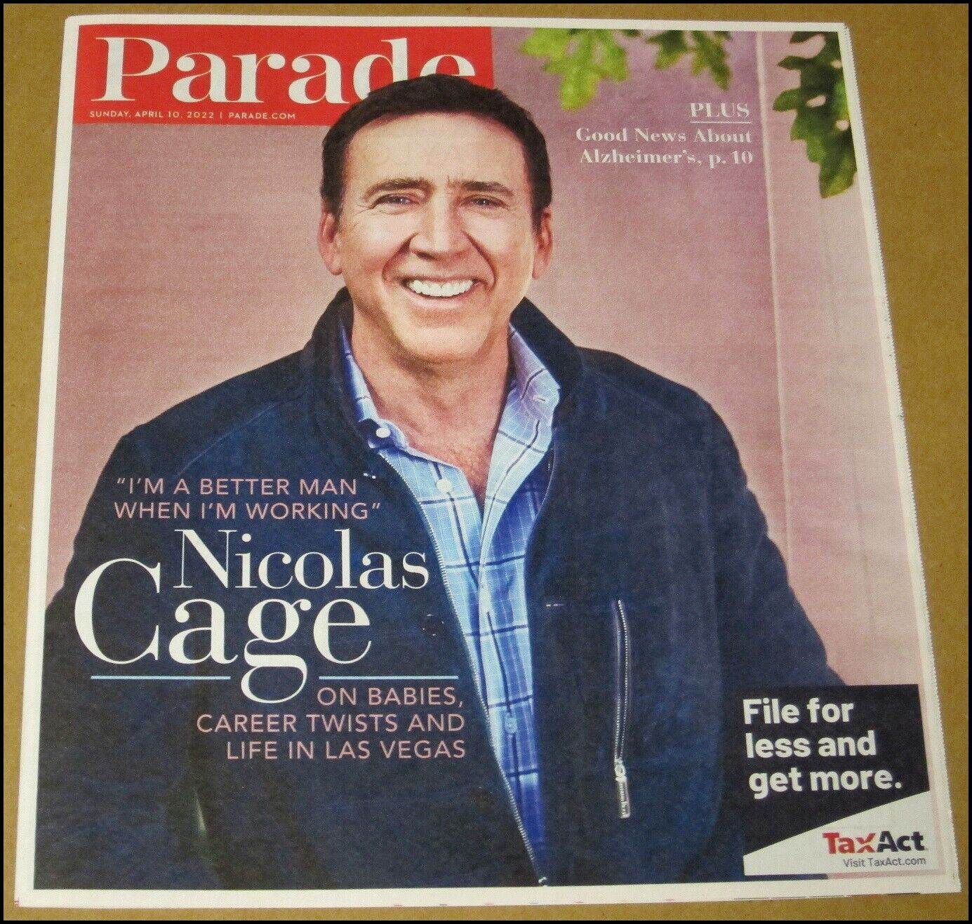 4/10/2022 Parade Newspaper Nicolas Cage The Unbearable Weight of Massive Talent
