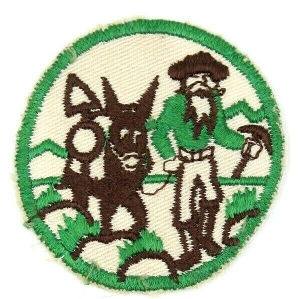 Vintage 49er Council Patch CP Miner Donkey Boy Scouts BSA
