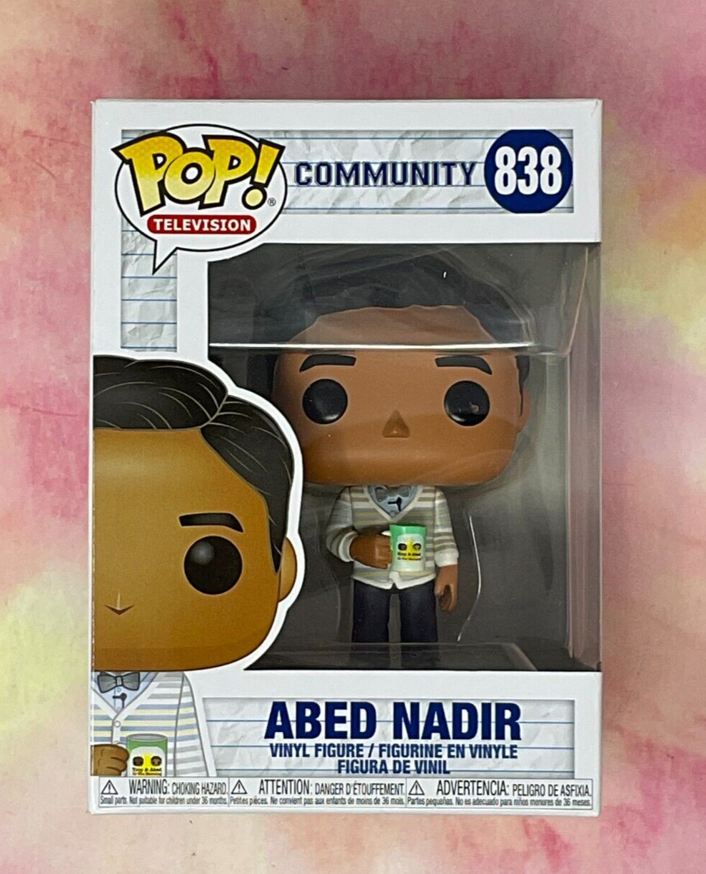 Funko Pop Abed Nadir #838 Community Vinyl Figure SEE PICS C01