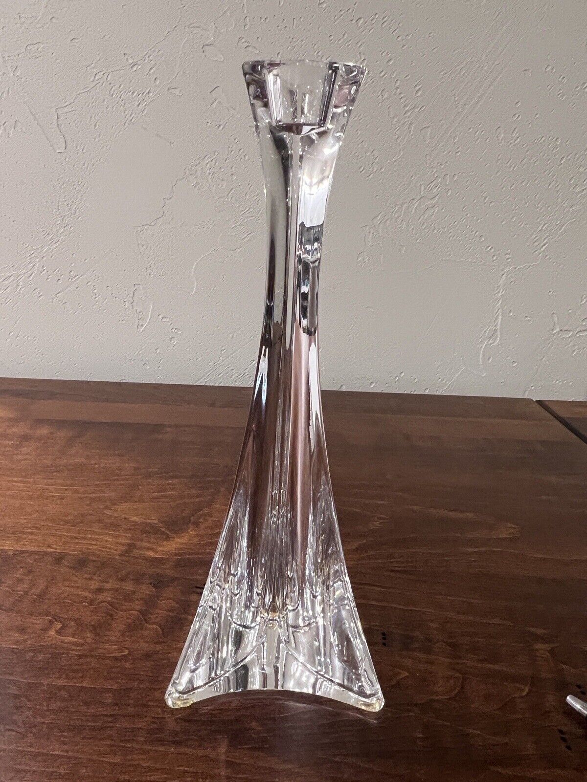 Lead Crystal vase/candleholder 10\