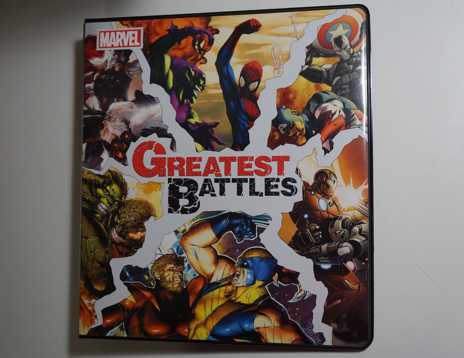 2013 Marvel Greatest Battles MASTER SET: 2-Card Sketch/Binder/Case/Gold. BV=$259