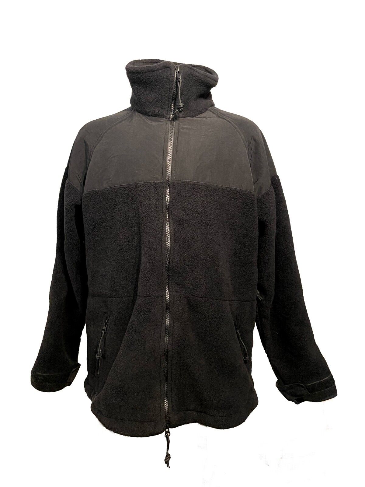 DSCP by Peckham US Military  Black Polartec  Fleece Cold Weather Jacket SZ S