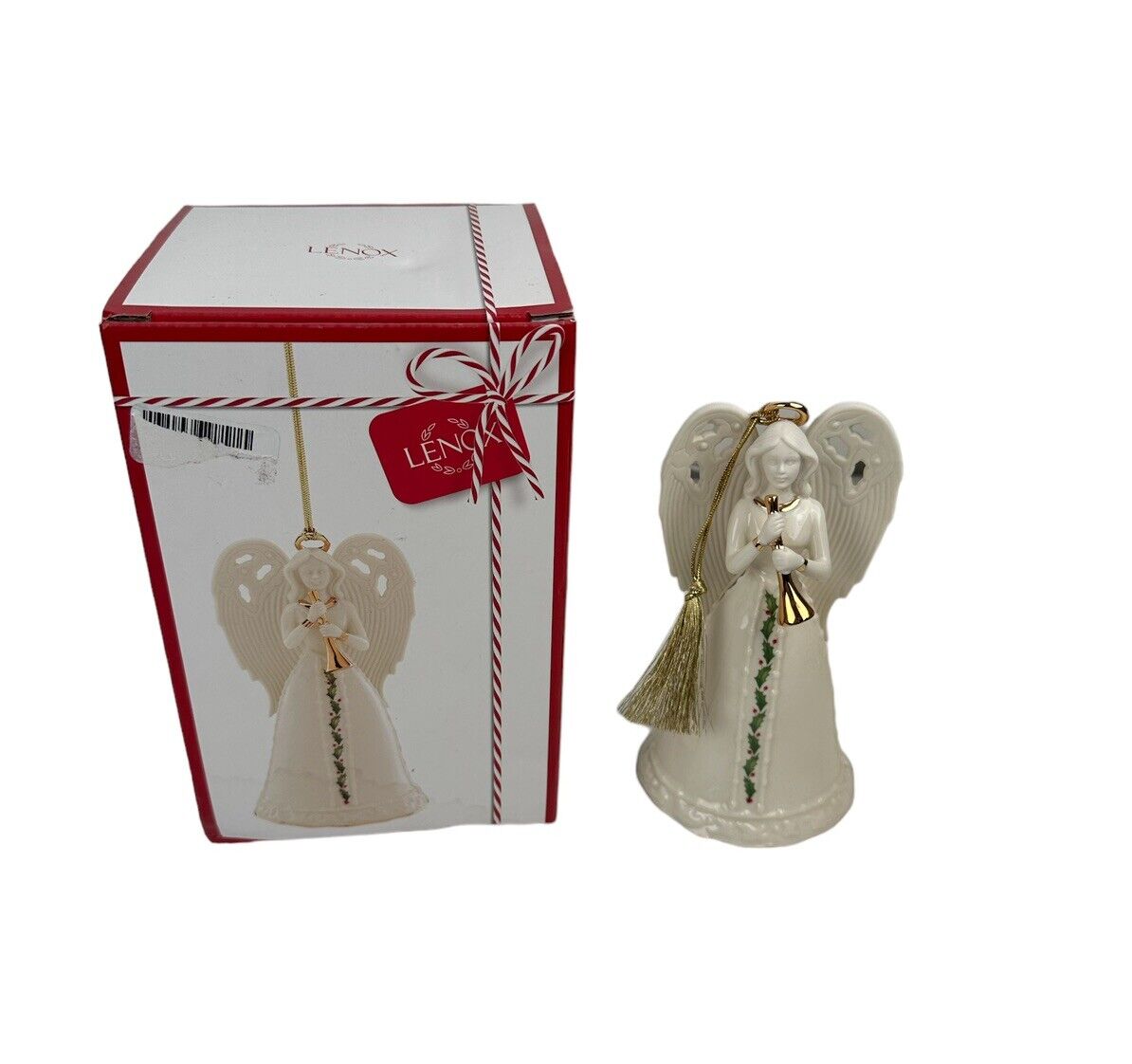 LENOX 2020 Annual ANGEL BELL ORNAMENT  HOLIDAY Pattern New  in Box 890545