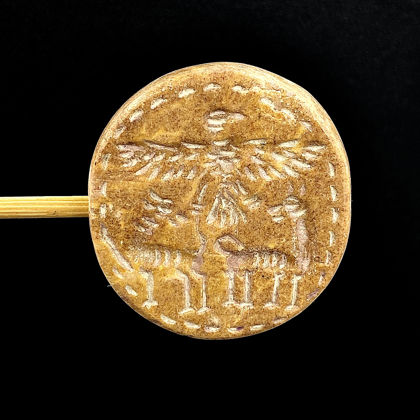 Roman King jasper intaglio Pegasus. 2nd - 3rd century A.D Animal Stamp Seal Bird
