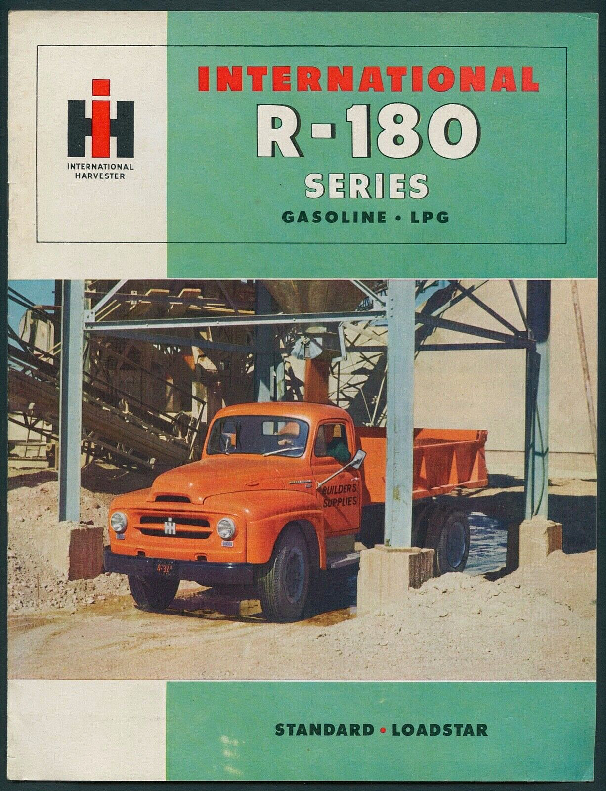VINTAGE 1953 INTERNATIONAL HARVESTER R-180 SERIES TRUCK BROCHURE