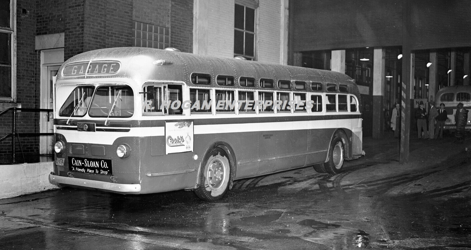 1951 COOK\'S GOLDBLUME BEER AD SOUTHERN COACH LINES BUS NASHVILLE 8X10 PHOTO F745