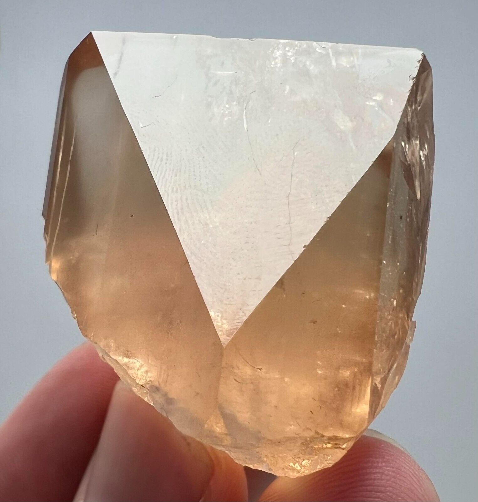 315 CT Well Terminated Ultra Rare Natural Honey Color Topaz Huge Crystal @ PAK