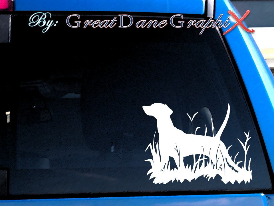 Gun / Bird Dog -Vinyl Decal Sticker -Color Choice -HIGH QUALITY