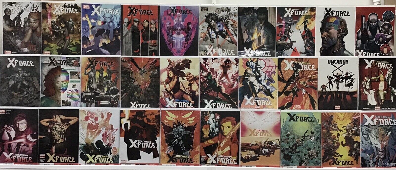 Marvel Comics - X-Force /Uncanny X-Force Both Missing #1 - Lot Of 30