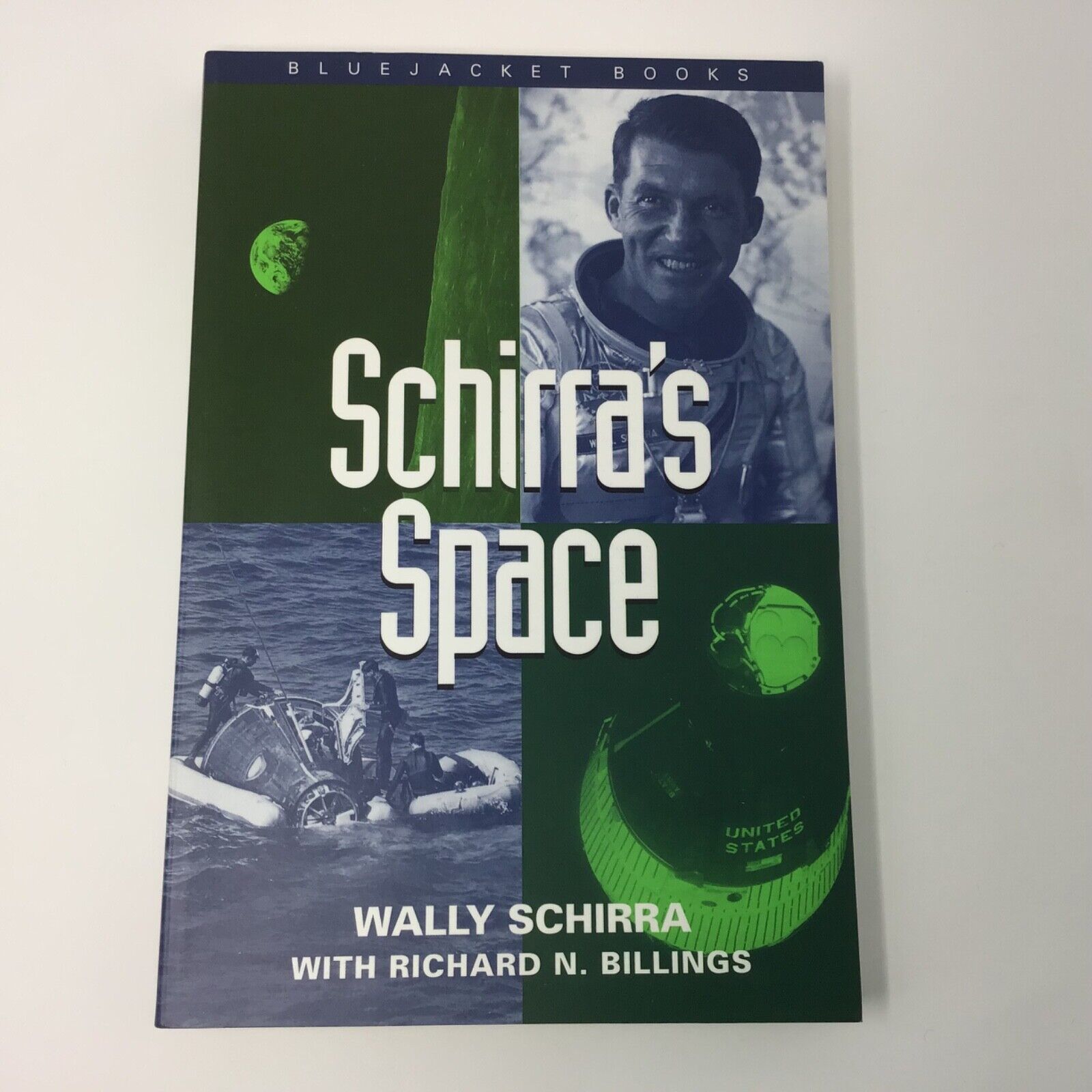 Schirra\'s Space (Bluejacket Books) –Vintage 1995 SIGNED By Wally SCHIRRA